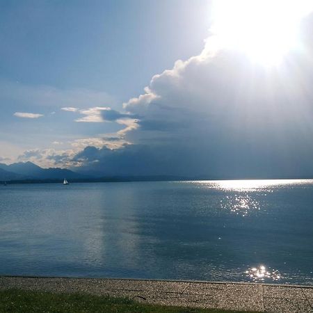 Ad Fontes Suite - 80Qm Mit 3 Zi & Sauna & 2 Badern Am Chiemsee! Übersee Eksteriør billede